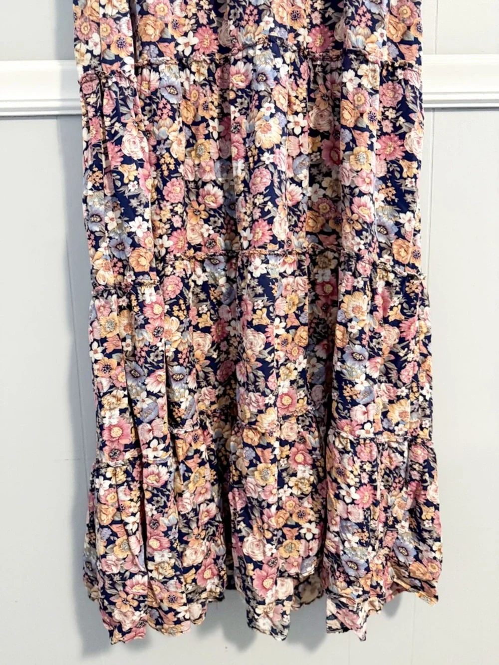 Natural Life Lucia Floral Tiered Maxi Dress - Picture 4 of 5